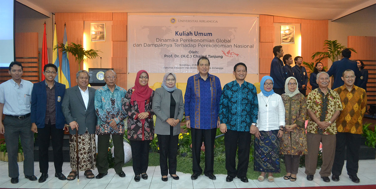 Kuliah Umum Prof. Dr Chairul Tanjung di FEB Unair